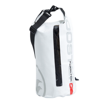 The Rooster 10L Roll Top Dry Bag in white The Rooster 10L Roll Top Dry Bag in white