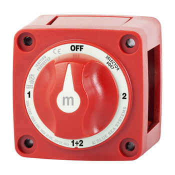Blue Sea m-Series Mini Selector Battery Switch - 300A - 4 Position