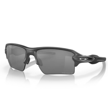 Oakley Flak 2.0 Xl Steel Prizm Black Iridium Polarized Sunglasses - front