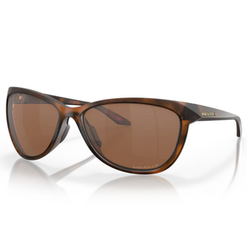 Oakley Pasque Matte Brown Tort Prizm Tungsten Polarized Sunglasses - front