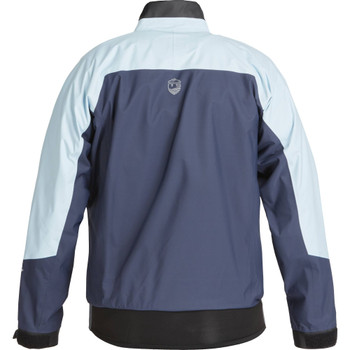 NRS Women's Echo Splash Jacket - Cloud/Navy, Back