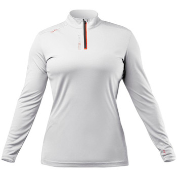 Zhik UVActive High Collar 1/4 Zip Long Sleeve Top - Women's - White, front