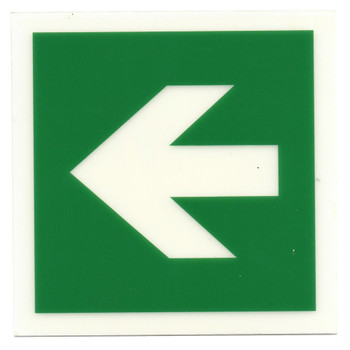 IMO Safety Arrow Direction Sign