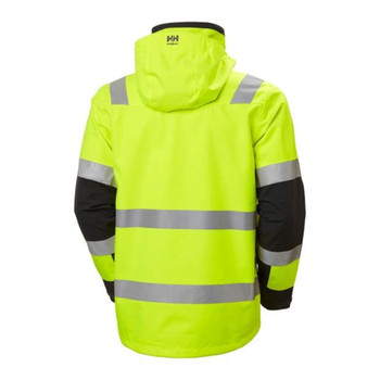 HH Workwear Alna 2.0 Hi Vis Waterproof Shell Jacket Yellow / Ebony