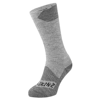 Sealskinz Waterproof All Weather Mid Length Sock, grey