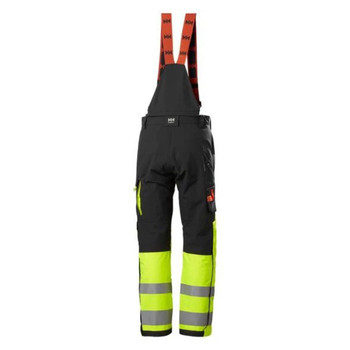 HH Workwear Alna 2.0 Shell Pant Class 1 - Yellow/Ebony back