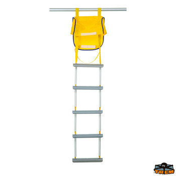 Trem 5 Step Safety Ladder - Yellow