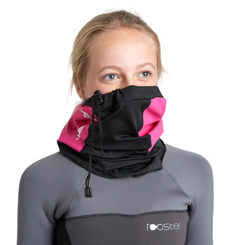 Rooster Aquafleece Neck Gaiter - Pink