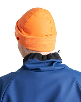 Rooster  Aquafleece Beanie - Orange - back