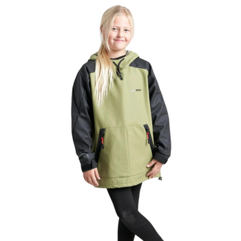 Rooster Aquafleece Hoodie - Junior - Khaki - Front
