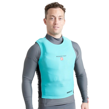 Rooster Race Bib -Teal - Front Rooster Race Bib -Teal - Front