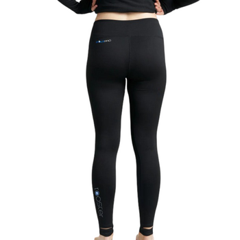 Rooster Polypro Leggings - Women - Black - Front
