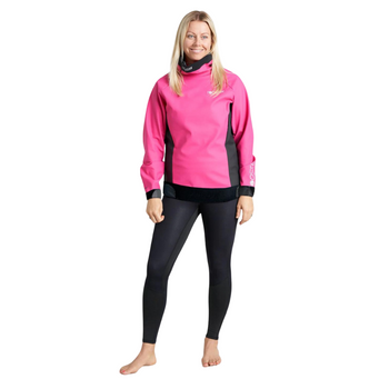 Rooster Pro Lite Aquafleece Top Women - Pink - Front