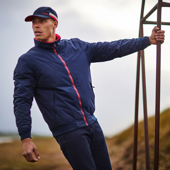 musto snug blouson navy jacket 82282 - action