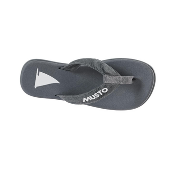 Musto Nautic Sandal - Men - Ebony/Platinum - Details