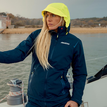 Musto BR1 Solent Jacket - Women - True Navy - Front Model