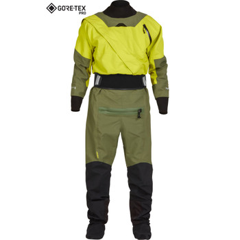 NRS Men's Axiom GORE-TEX Pro Dry Suit - Chartreuse