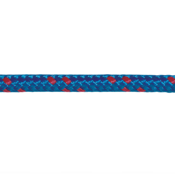Trem Polyester blue/red Braided Rope