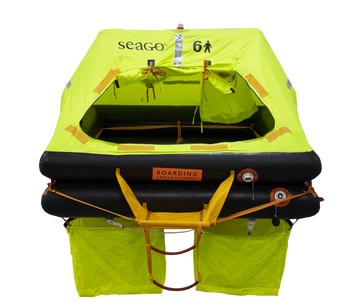 Seago Liferaft 4P Valise Sea Cruiser Plus ISO 9650-2 Less Than 24Hr