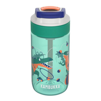 Kambukka Lagoon Water Bottle 400ml with Spout Lid - Juggling Dino