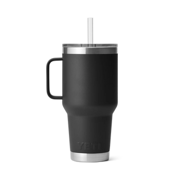 YETI Rambler 35 Oz Straw Mug - Black_Back