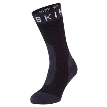 Sealskinz Stanfield Waterproof Extreme Cold Weather Mid Length Sock - Black
