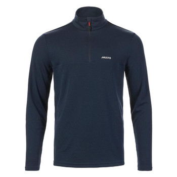Musto Men's Fast Dry Half Zip Outdoor Navy Top