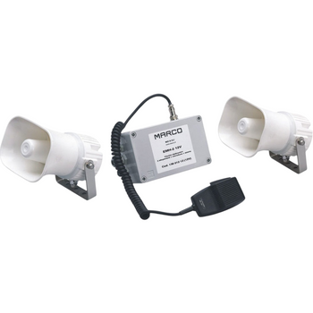 Marco EMH-2 24V Elc Whistle with 2 Loudspeakers +Mike+ Siren