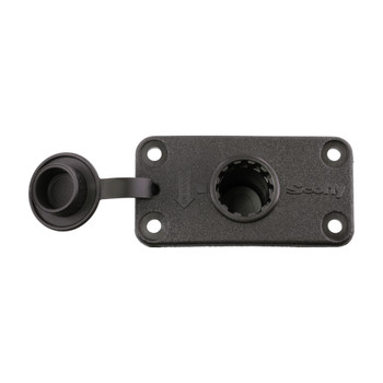 Scotty Rectangle Flush Deck Mounting Bracket