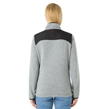 Musto Knitted Grey Women's Fleece, lifestyle