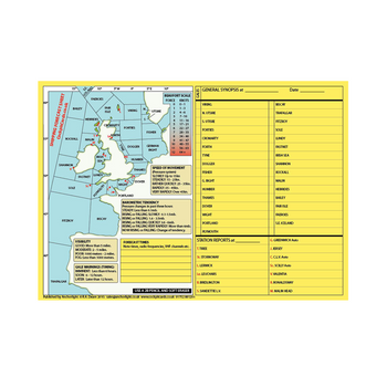 Shipping Forecast Cockpit Card Stu0139