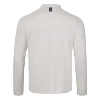 Musto EVO Crew Sunblock Long Sleeve Polo - Platinum