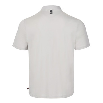 Musto EVO Crew Sunblock Short Sleeve Polo Men - Platinum