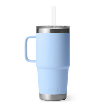 Yeti Rambler 25 Oz Straw Mug Big Sky Blue