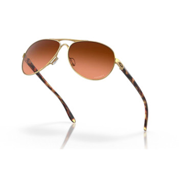 Oakley Feedback Polished Gold Frame - Prizm Brown Gradient Lenses Oakley Feedback Polished Gold Frame - Prizm Brown Gradient Lenses