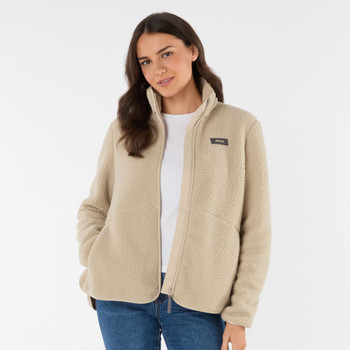 Musto Cove Women's Deep Pile Fleece Jacket - Pure Cashmere