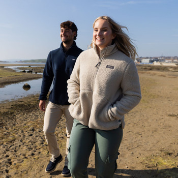 Musto Cove Women's Deep Pile Fleece Jacket - Pure Cashmere, lifestyle
