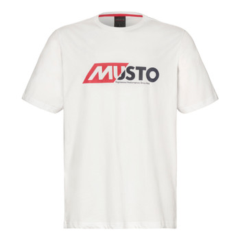 Musto Marine Graphic Tee  Men’s Cotton T-Shirt - White