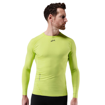 Zhik Men's Eco Spandex LT Long Sleeve Baselayer Top - Lime_1