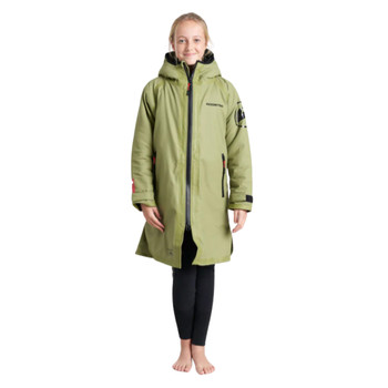 Rooster Junior Aquafleece Robe - Junior - Khaki / Black Lifestyle_1