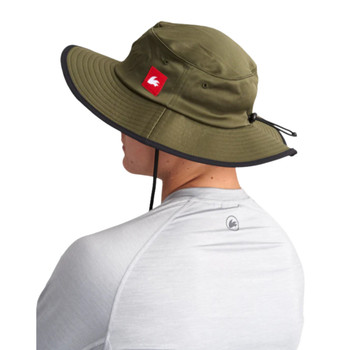 Rooster Wide Brimmed UV Hat Army - Green_2
