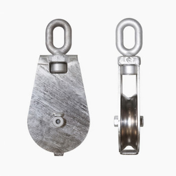 BMM Galvanised Beamer Block Steel Sheave & Swivel