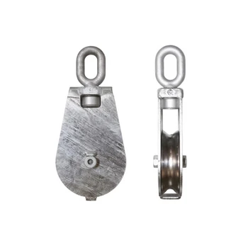 BMM Galvanised Beamer Block Steel Sheave & Swivel
