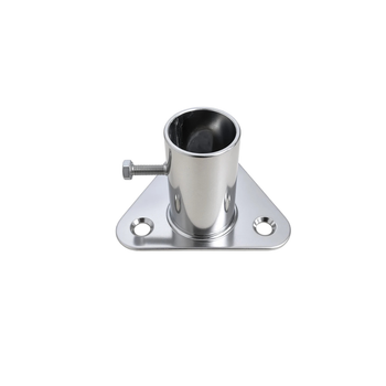 Sowester Stainless Stanchion Base Side View