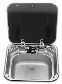 Dometic SNG 4244 Square Sink with Glass Lid