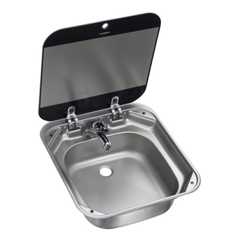 Dometic SNG 4244 Square Sink with Glass Lid