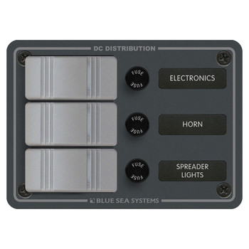 Blue Sea Contura Switch Mounting Panel - 6 Position Model 8260