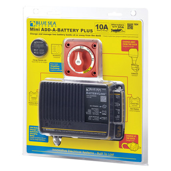 Blue Sea Add-A-Battery Plus Kit with Charger - 65A Europe Model - Pack View Blue Sea Add-A-Battery Plus Kit with Charger - 65A Europe Model - Pack View