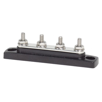 Blue Sea Mini Busbar - 100A - 4 Gang - Stud Terminal