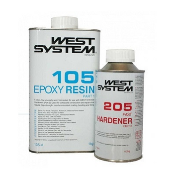 West System Pack A 105 Resin & 205 Hardender